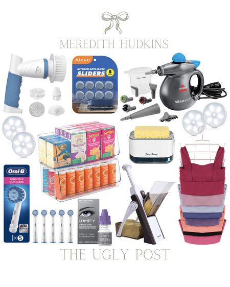 Tile scrubber, bathroom cleaner, tile cleaner, Bissell steam shot, motion sensor lights, kitchen organization, kitchen appliance sliders, soap pump, closet organization, slicer and dicer, eyedrops, Oral-B sensitive gum care toothbrush heads, Amazon 

#LTKunder50 #LTKsalealert #LTKhome