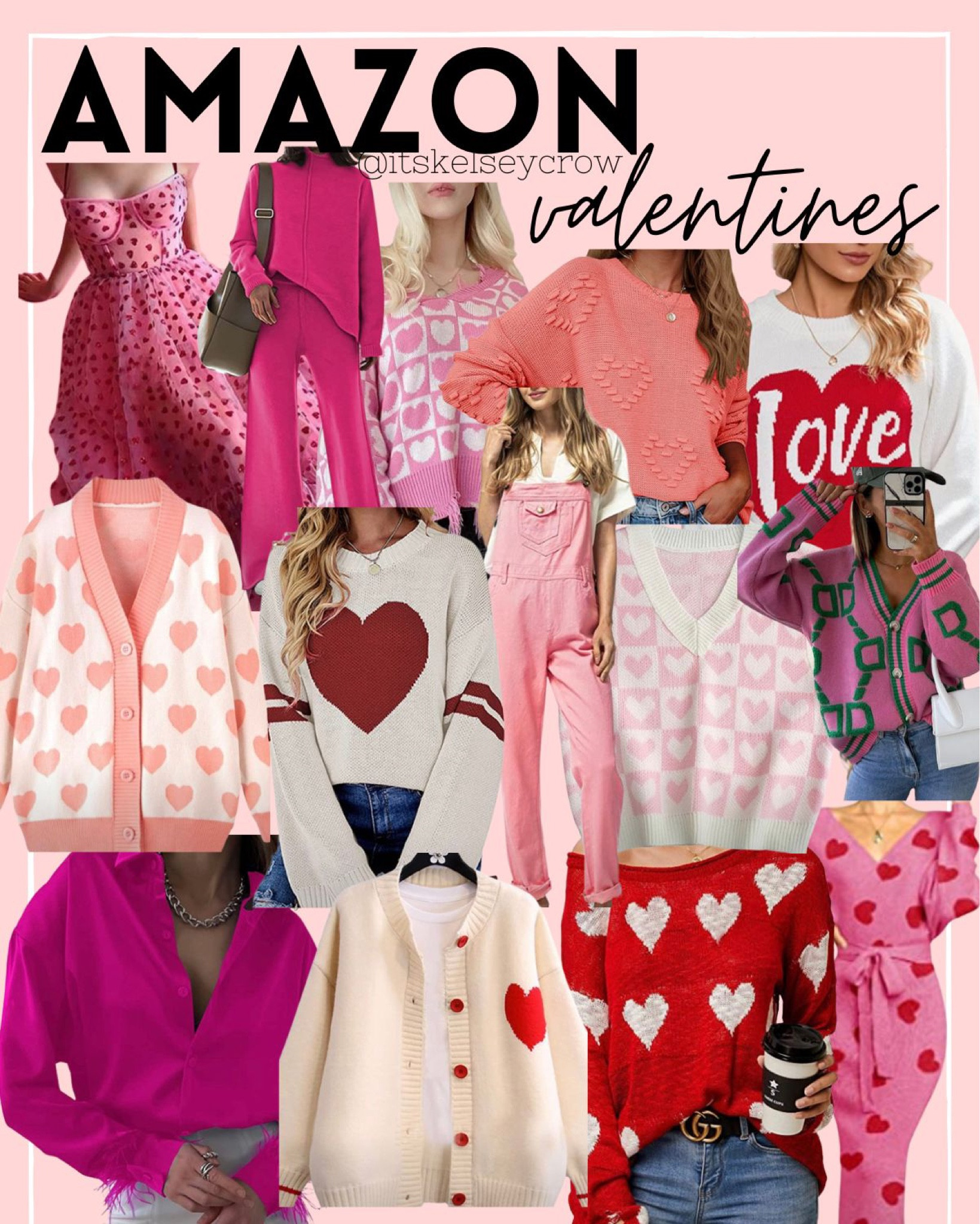 Amazon, valentines, galentines , date, pink, heart, cardigan, teacher

#LTKunder50 #LTKSeasonal #LTKstyletip