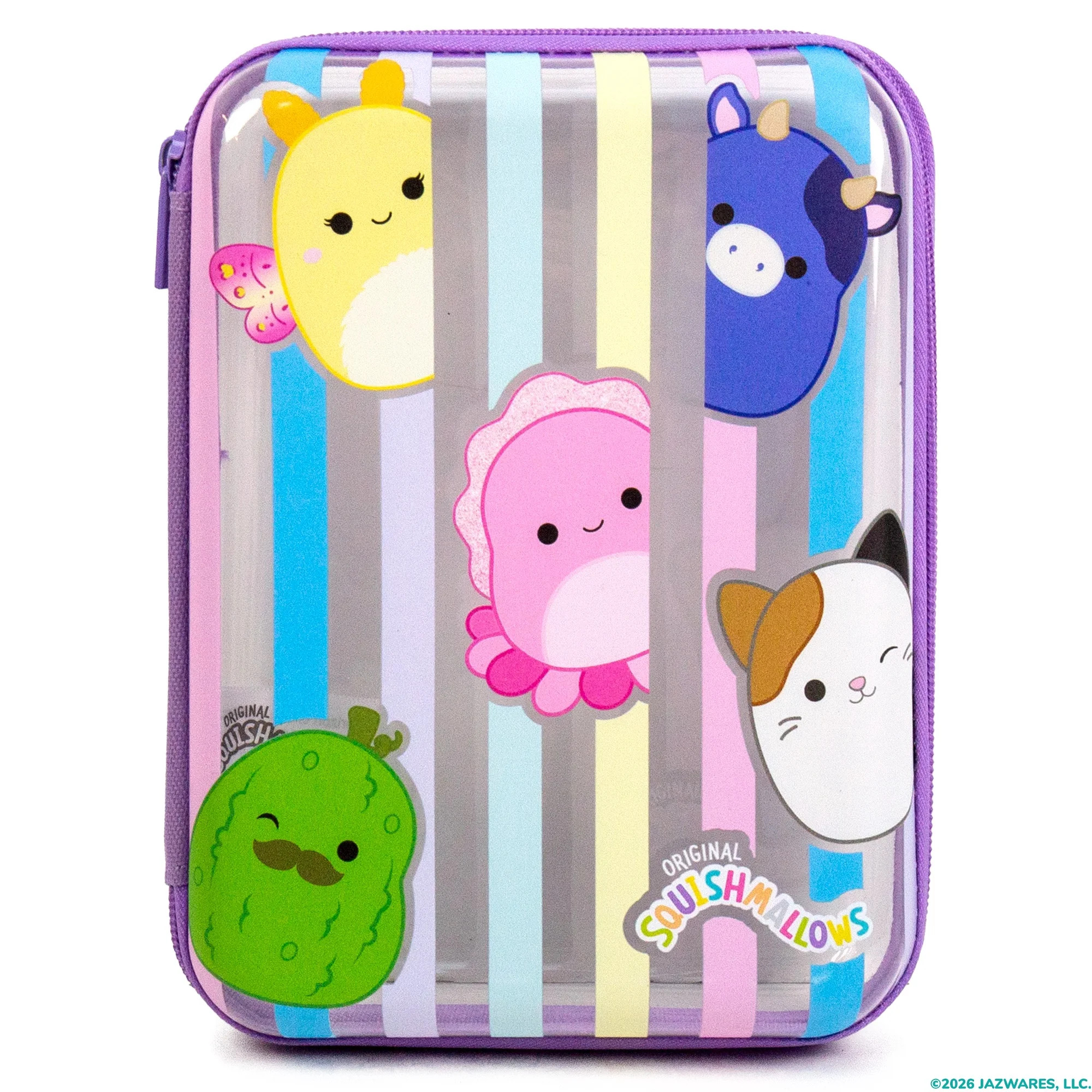 Original Squishmallows PVC Pencil Case with Augie the Cuttlefish for Elementary Students | Walmart (US)