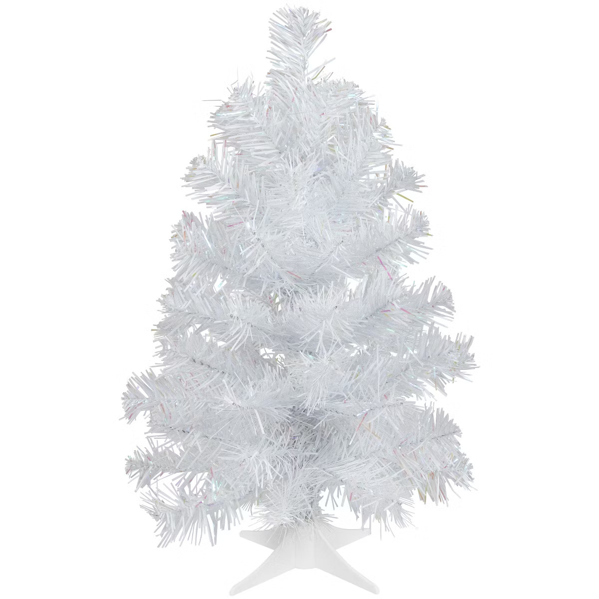 Northlight 1.5 FT White Iridescent Spruce Artificial Christmas Tree - Unlit | Target
