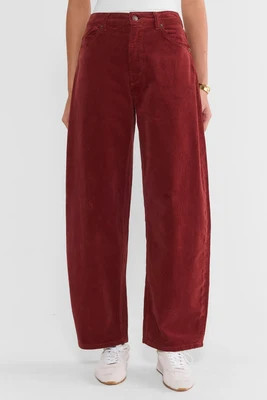 Gigi Corduroy Barrel Jeans by Rolla's | Avara