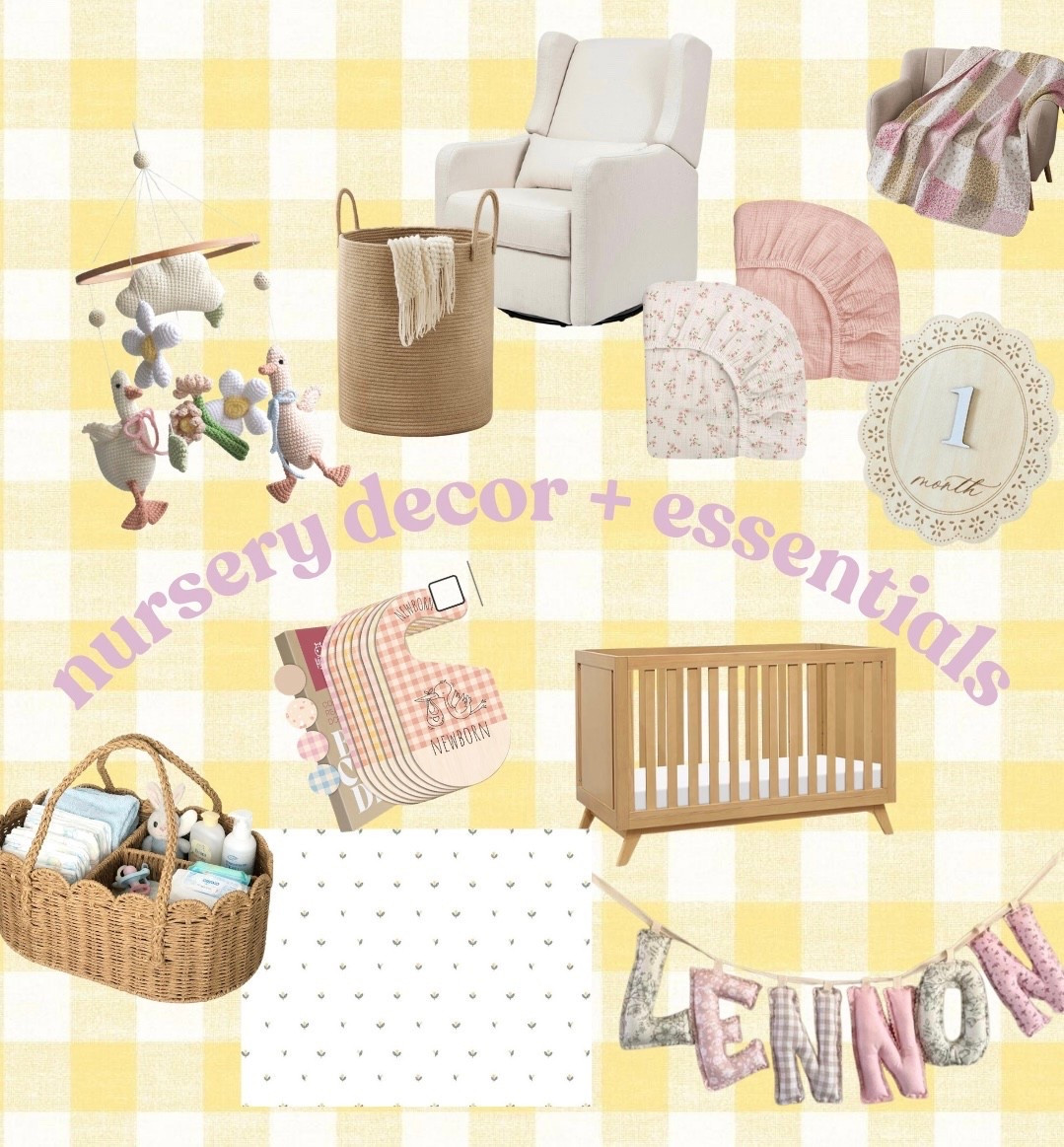 Baby girl nursery essentials + decor 

#LTKBaby