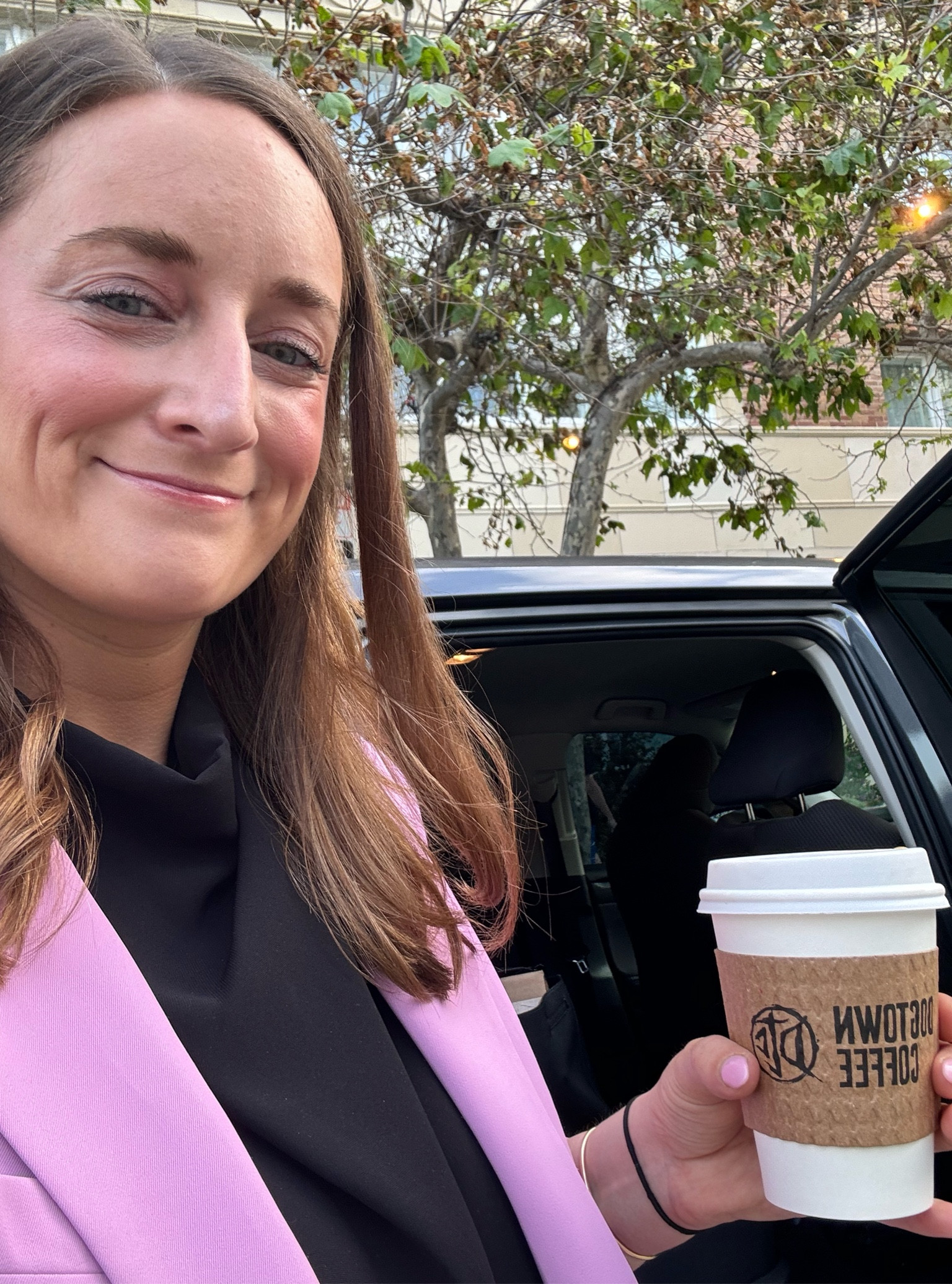 We love some coffee on a work trip post an all nighter

#LTKmidsize #LTKworkwear