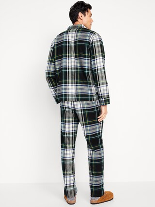 Matching Plaid Flannel Pajama Set for Men | Old Navy (US)