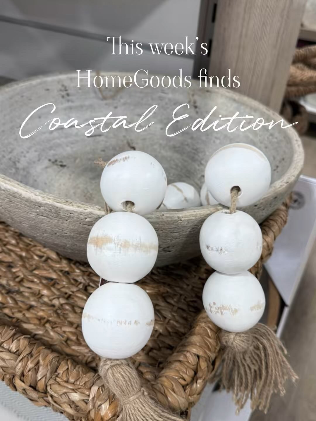 Coastal HomeGoods finds lately 🤍 I’ve been seeing so many good neutral coastal pieces — lots of woven textures, driftwood tones, glass, and soft blues. These are the kinds of pieces that make your home feel calm, layered, and cozy without feeling overly beachy. I always try to mix textures like baskets, wood, glass, and ceramics to get that relaxed coastal look that still feels elevated.
If you love neutral coastal or modern coastal style, HomeGoods is really good right now. Save this for your next HomeGoods trip so you know what to look for.
#homegoods #homegoodsfinds #coastaldecor #coastalhome #neutralcoastal