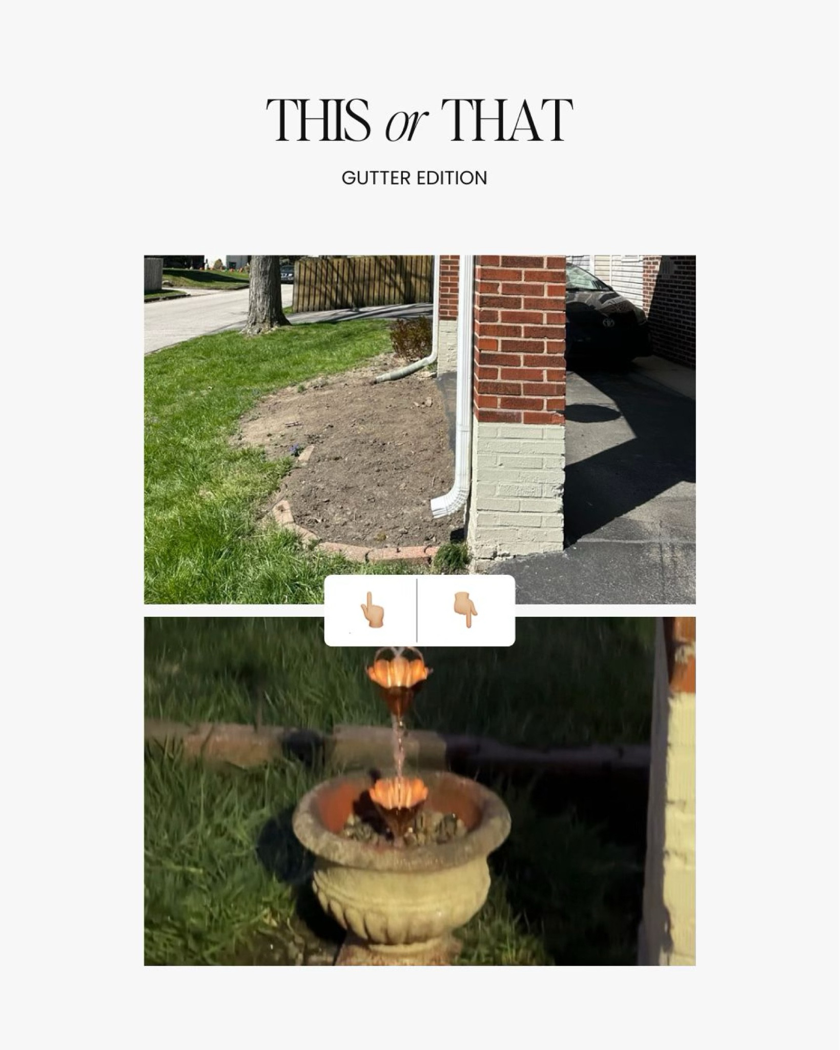 Upgrade your home's curb appeal this Spring with a stylish twist on traditional gutters!

Swap out old aluminum gutters for a beautiful rain chain and elevate the aesthetics of your exterior design while efficiently directing rainwater.

If you're looking for a simple and elegant rain chain, consider a classic design made of copper or stainless steel. These timeless options are perfect for those who prefer a minimalist look and want to add a touch of sophistication to their home's exterior.

For those who prefer a more whimsical or eclectic style, there are rain chains available in a variety of shapes and themes. From delicate flowers and leaves to playful animals and sea creatures, there's a rain chain to suit every personality and taste.

#RainChain #HomeDesign #CurbAppeal #EasyDIY