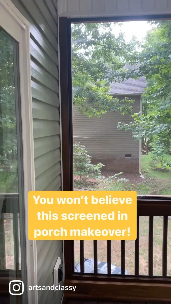 My screened in porch makeover before and after still makes me so proud of it. 

 

#LTKSeasonal #LTKFindsUnder100 #LTKHome