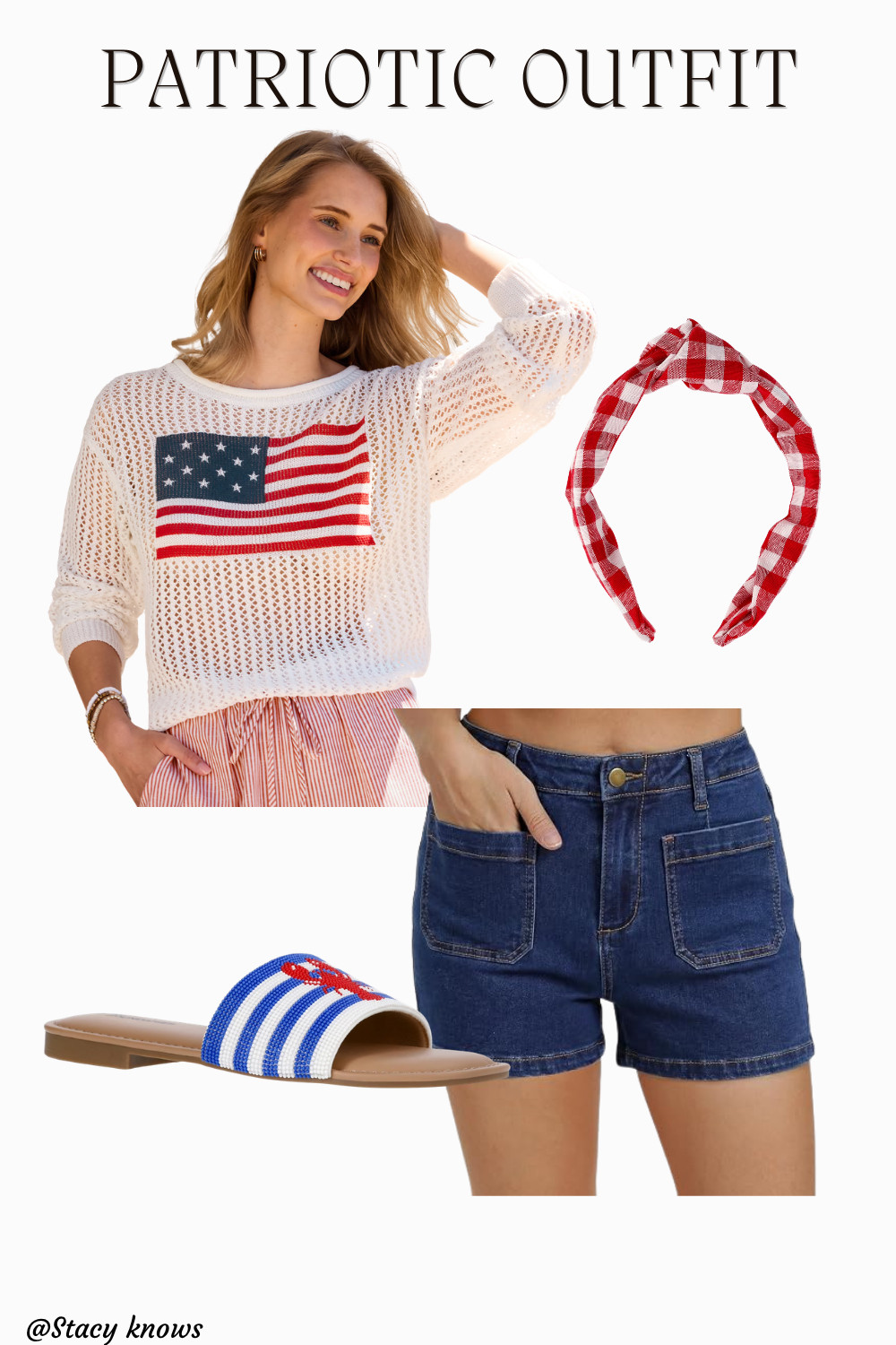 The ultimate effortless Americana vibe! 🇺🇸 Paired this stunning Americana cover-up top with my go-to denim shorts for a classic, sun-soaked look. Perfect for backyard BBQs, beach days, or watching the fireworks.
#LTKSeasonal #LTKUnder50 #AmericanaStyle #PatrioticOutfit #4thOfJulyLook #DenimShorts #SummerStyle #RedWhiteAndBlue #CasualSummer #LTKFestival 

 #LTKootd #LTKSeasonal #LTKTravel