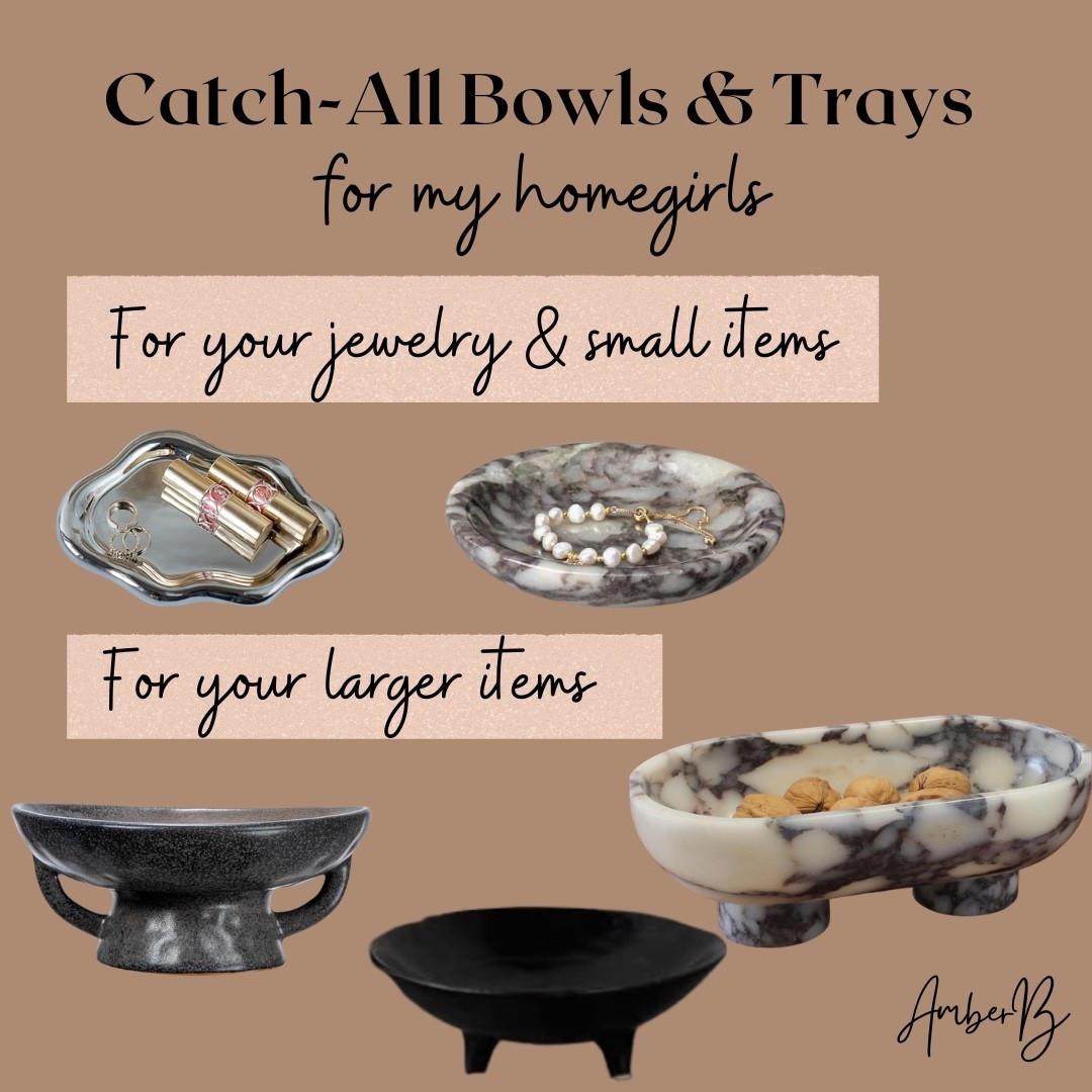 Catch all trays that are not only aesthetic but functional for your home ✨ 

#LTKHome