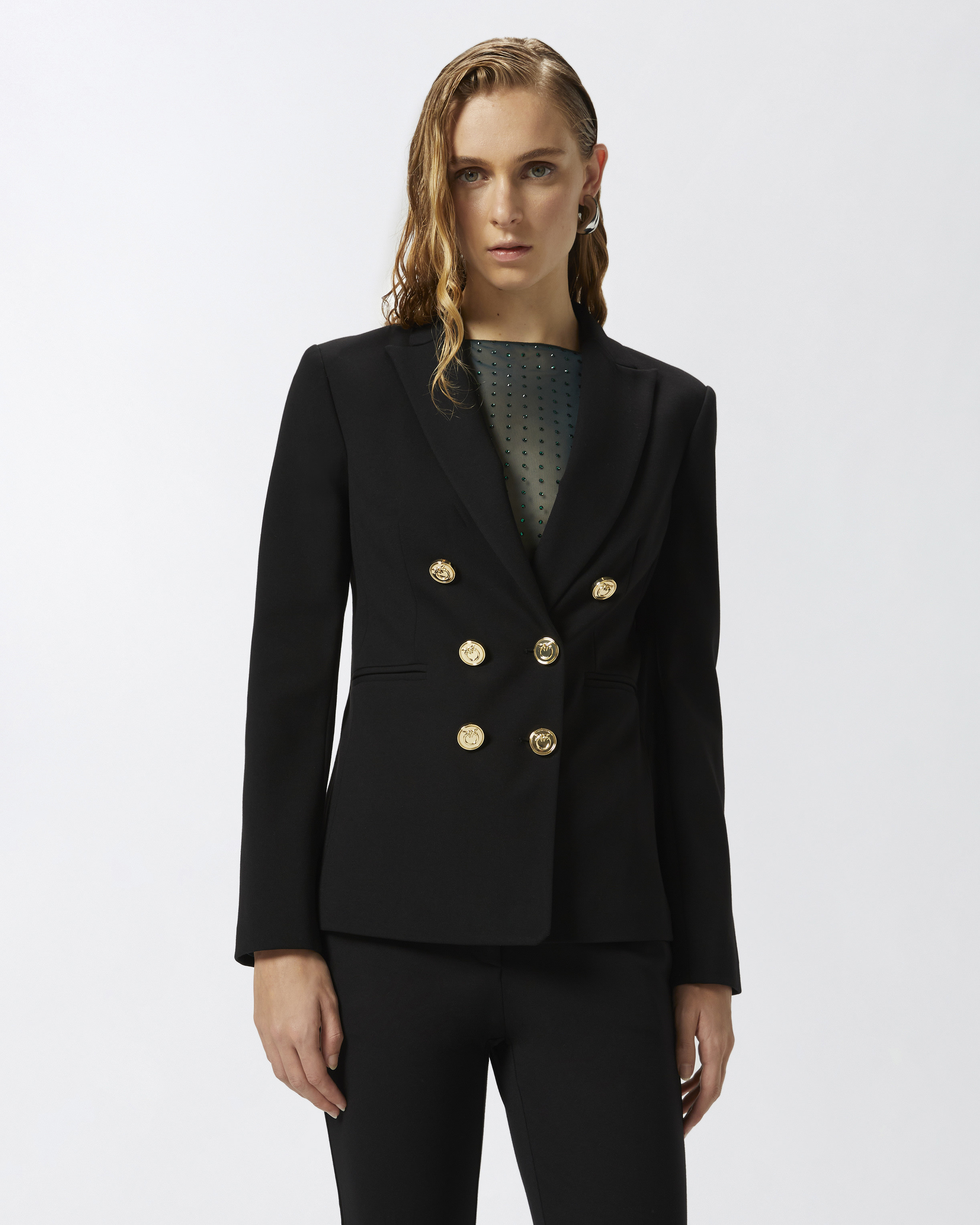 Blazer with metal buttons | PINKO (Global)