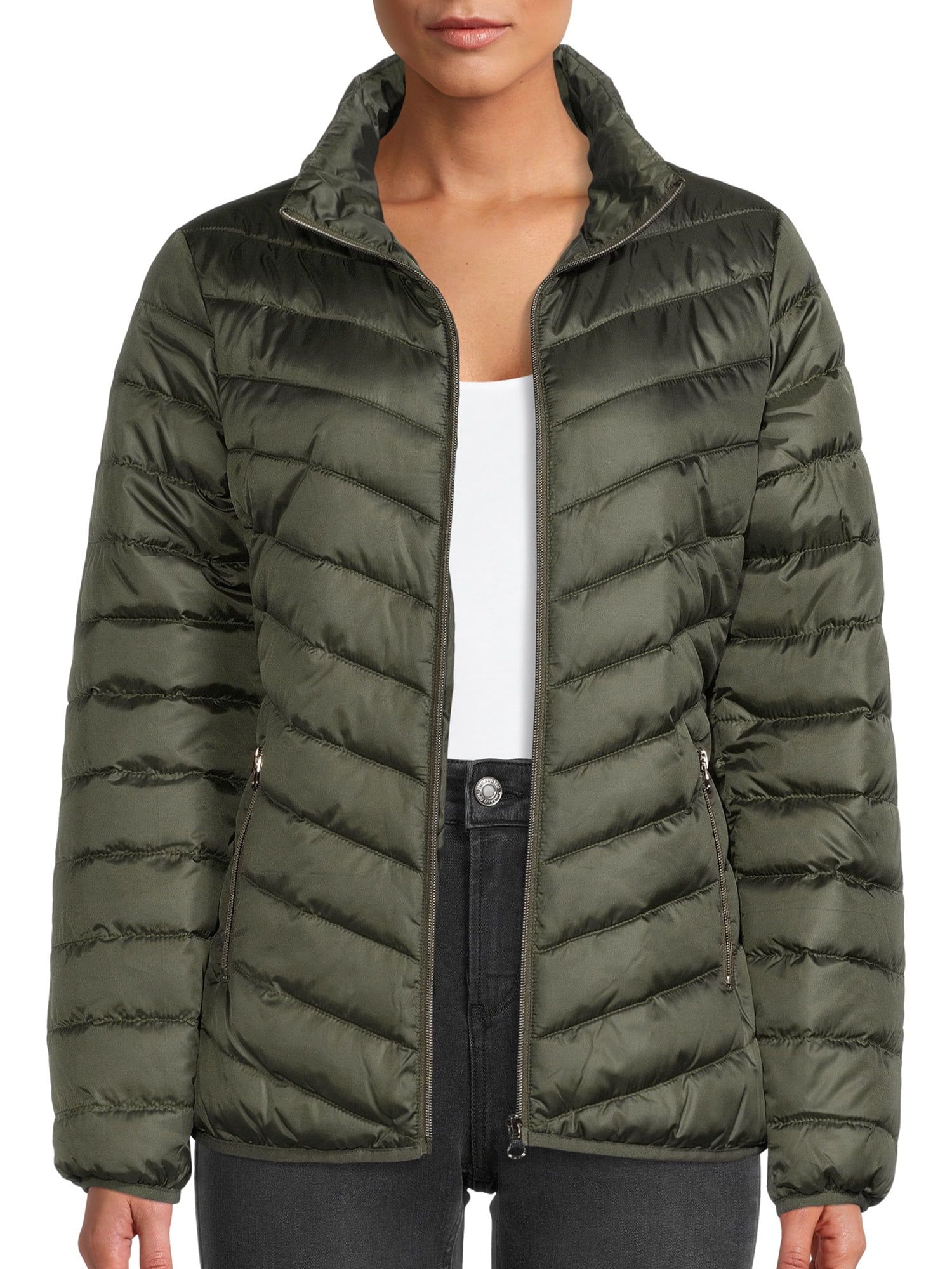 Big Chill Women's Packable Puffer Jacket, Sizes S-XL | Walmart (US)