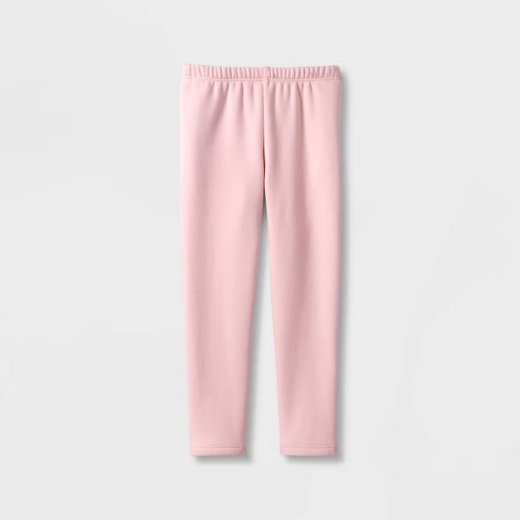 Toddler Girls' Solid Cozy Lined Leggings - Cat & Jack™ | Target