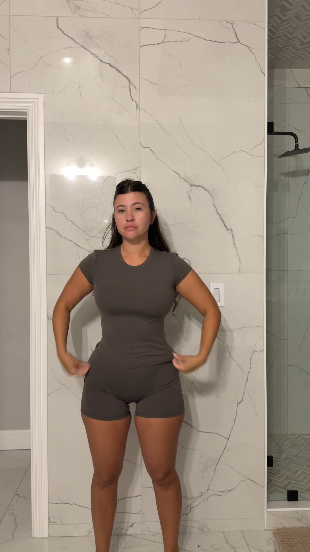 The softest set ever!! Wearing a Small
Short and Small Top

#LTKdayinmylife #LTKfitnessgoals #LTKootd