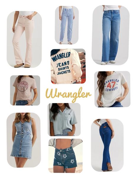 Wrangler jeans has denim for days in all forms and they are on sale! 

#LTKfindsunder100 #LTKSpringSale #LTKsalealert