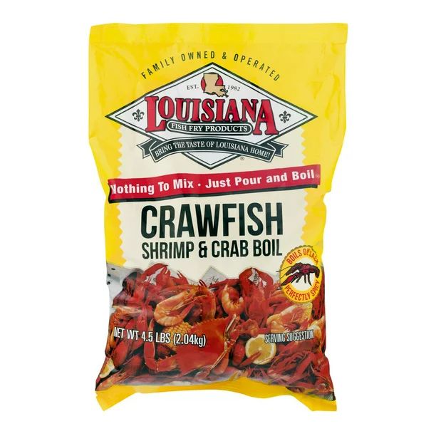 Louisiana Fish Fry Crawfish Shrimp & Crab Boil, 4.5 LB - Walmart.com | Walmart (US)