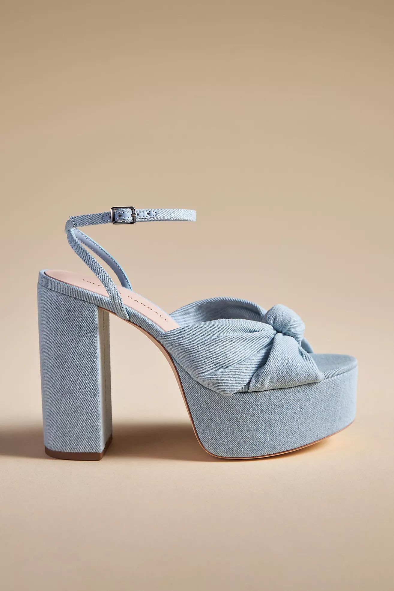 Loeffler Randall Roz Knot Platform Heels | Anthropologie (US)