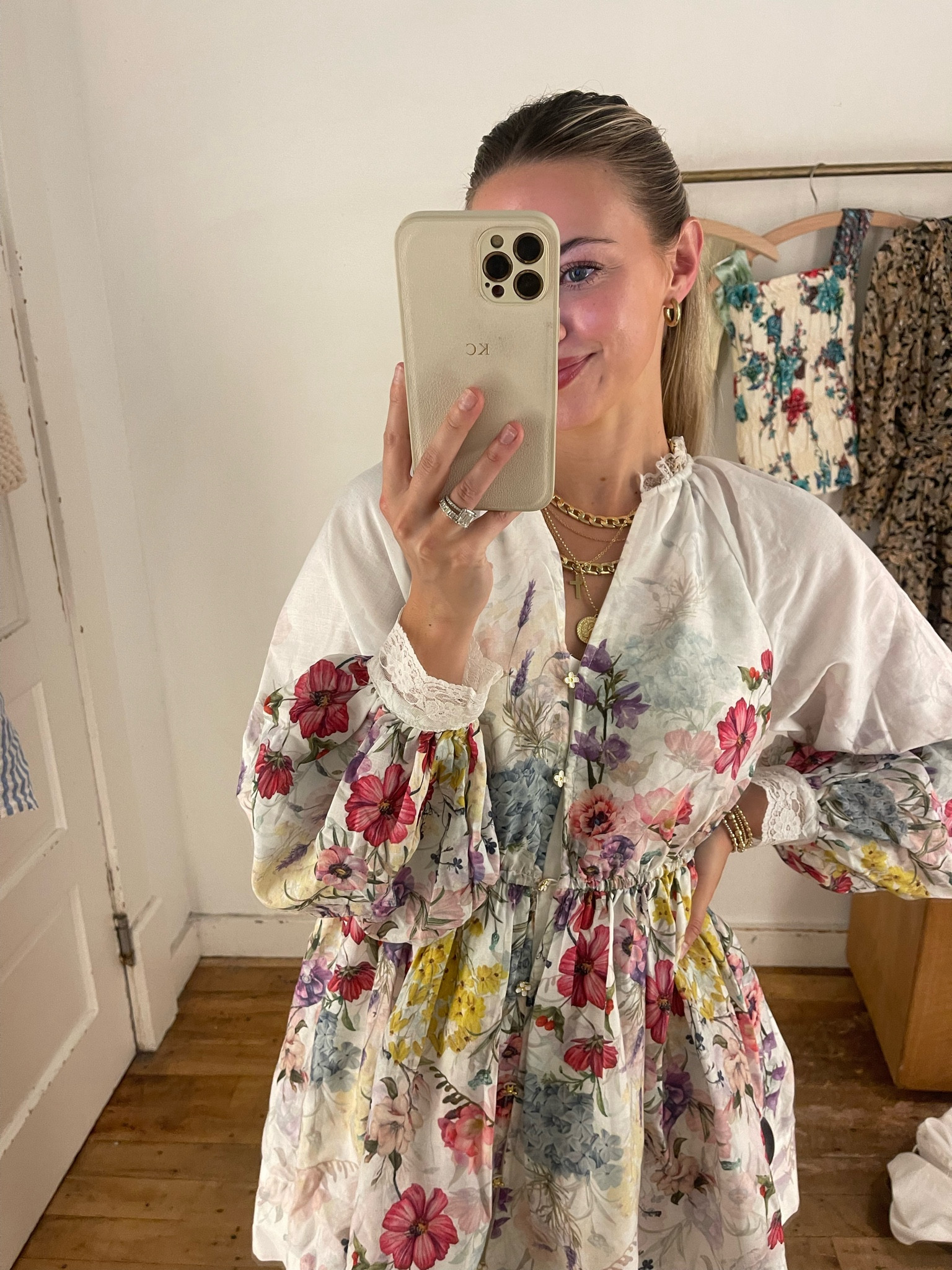 The DETAIL on this Anthropologie dress is stunning!! 