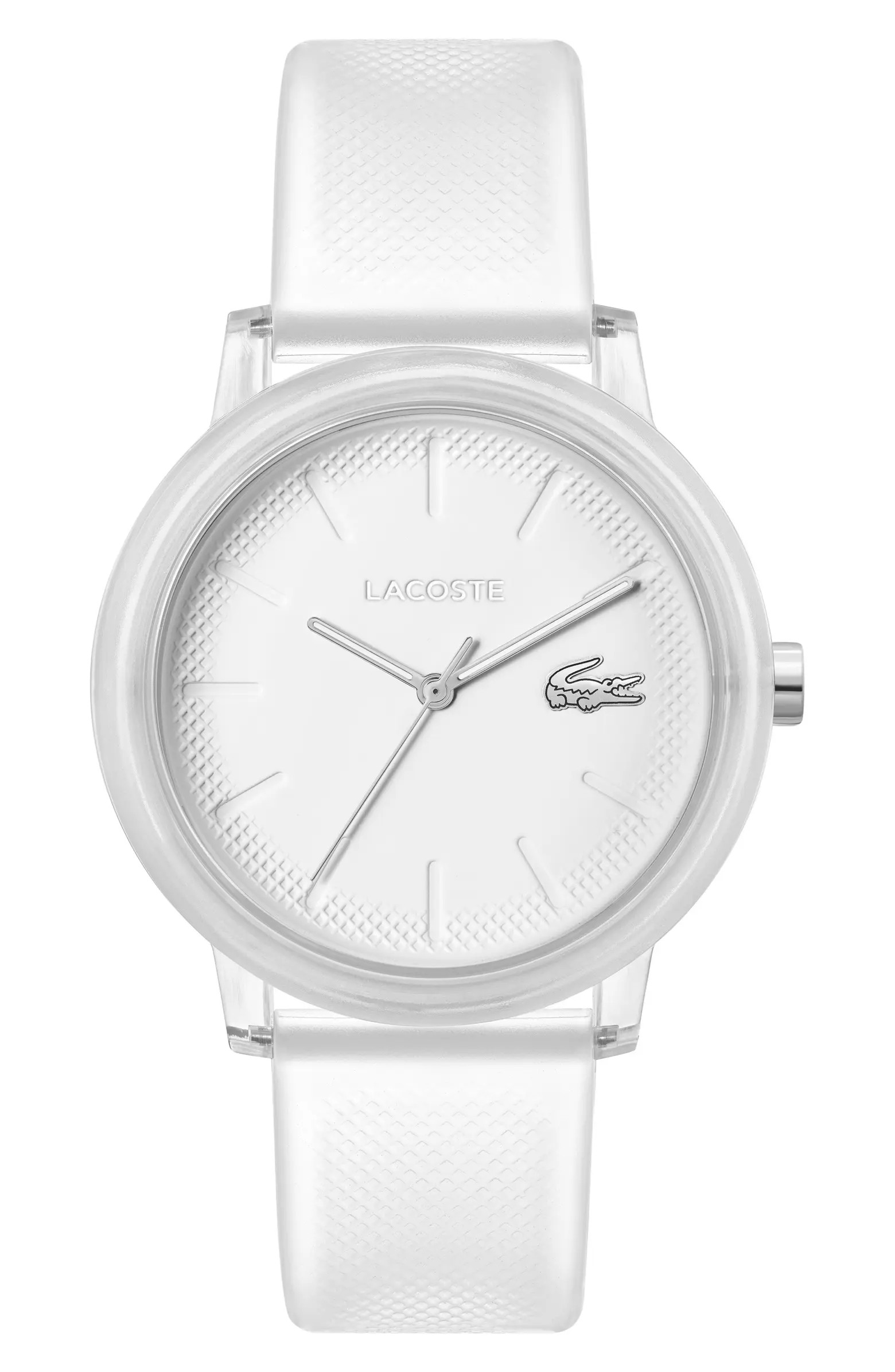 Lacoste L12.12 Silicone Strap Watch, 36mm | Nordstrom | Nordstrom