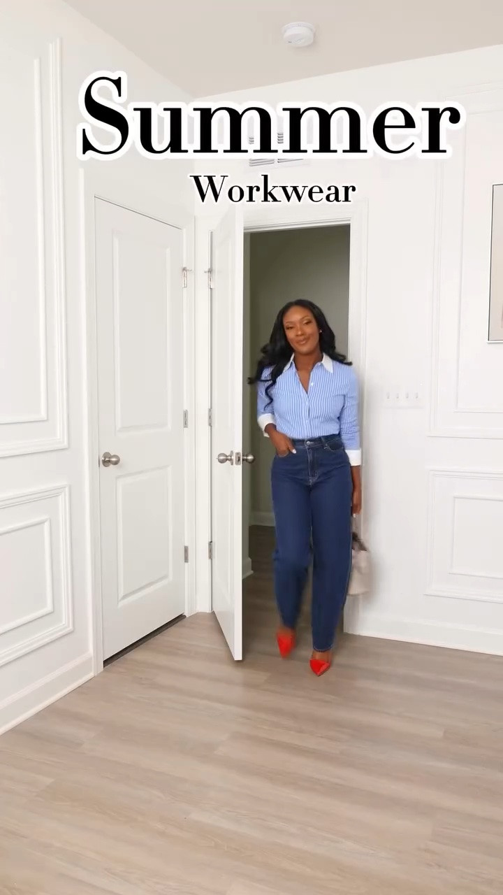 A week of summer workwear inspo.
Which look is your favorite? 

 🔗 Comment “OFFICE” and I’ll DM you the link.

#workwardrobe #workstyleinspo #ltkfashion #9to5style #WHBMStyle #summerworkwear #capsulecloset