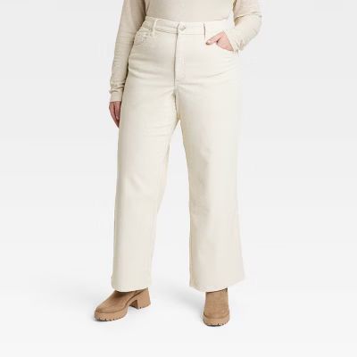 Women's High-Rise Corduroy Wide Leg Jeans - Universal Thread™ | Target