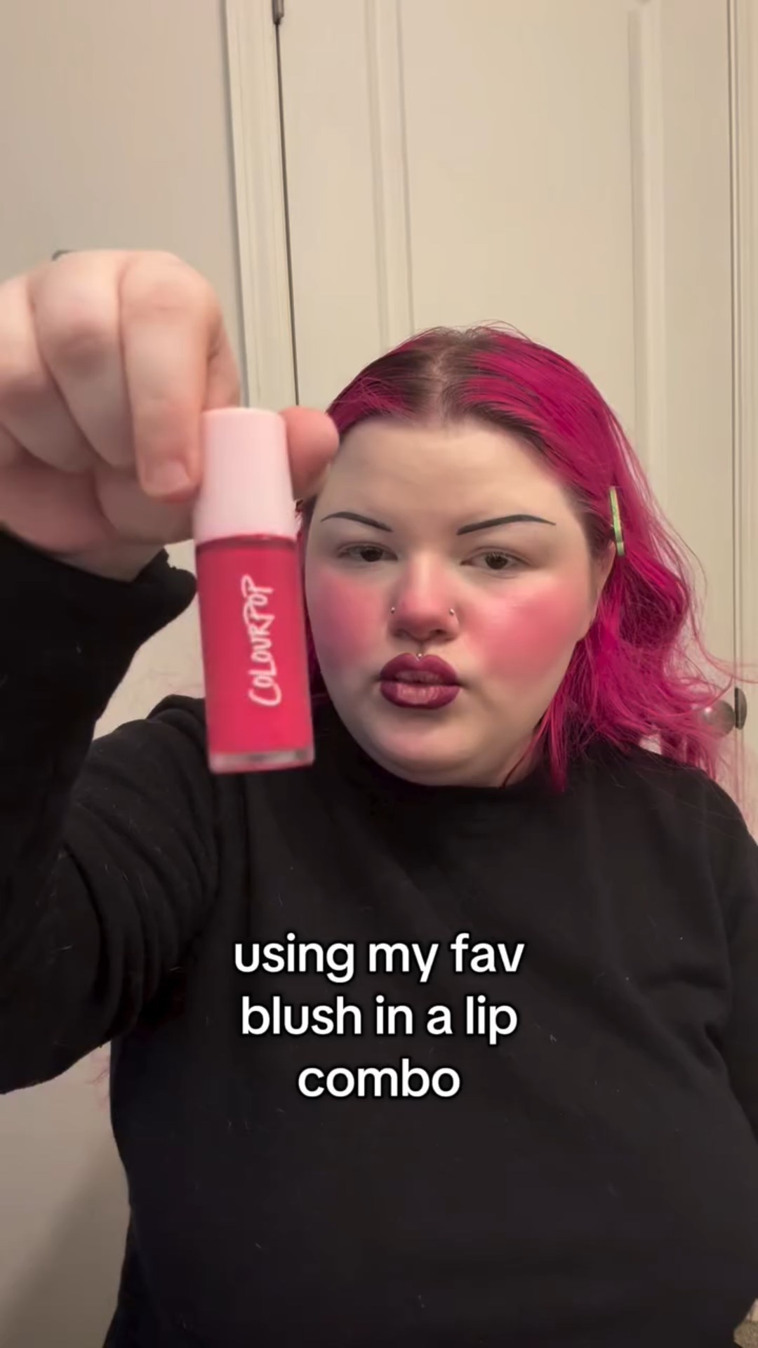 This color is simply STUNNING! Shop the lip combo! 

I love when makeup can be used as multiple different things, makeup has no rules 🤪 

@colourpopcosmetics shade Wildest Dreams @maybelline shade Believer

makeup • liquid blush • lip combo • lip model • pink hair • esthetician • beauty • fashion • fragrance • alternative style • goth gf 

#LTKBeauty