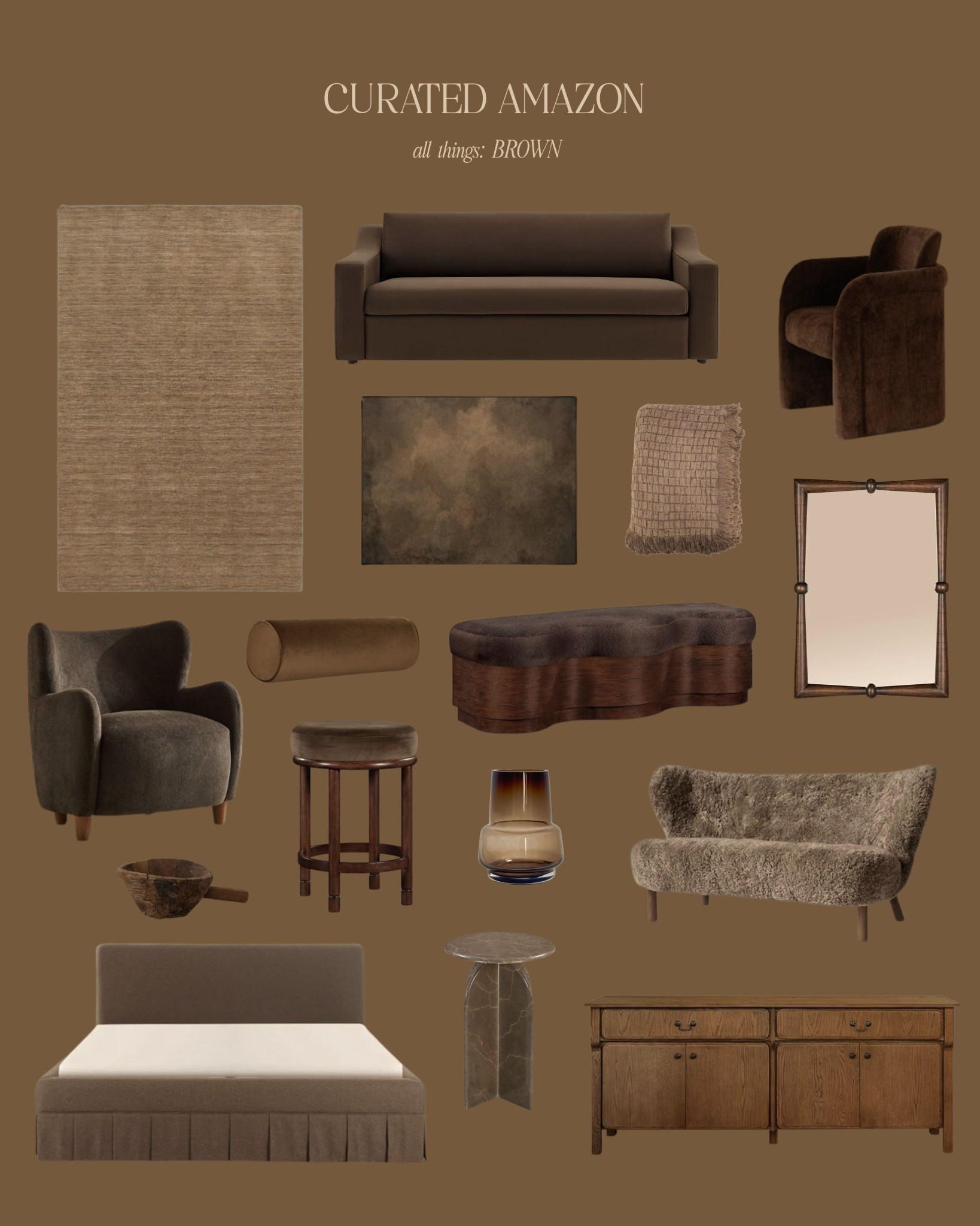 curated amazon - all things brown

#LTKHome