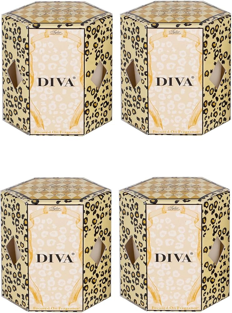 Tyler Candle Company 16111 Diva 2 Ounce Boxed Votive Candle, Pack of 4 | Amazon (US)
