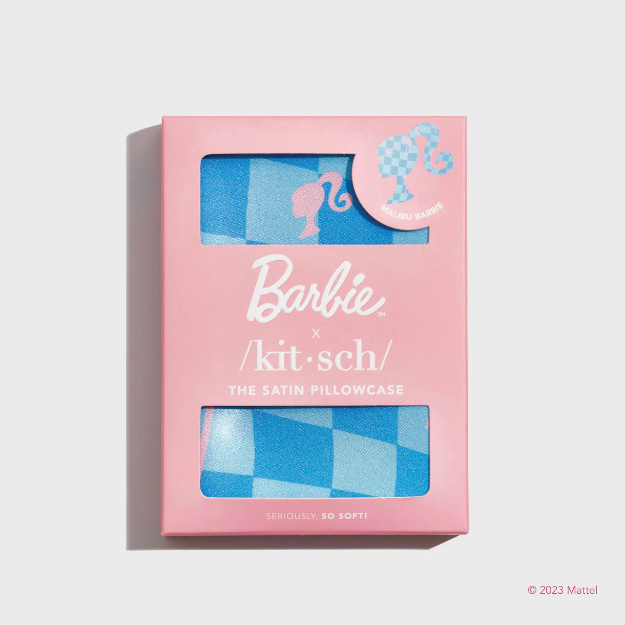 Transform Your Sleep with Barbie x Kitsch Satin Pillowcase - Malibu Barbie | Kitsch