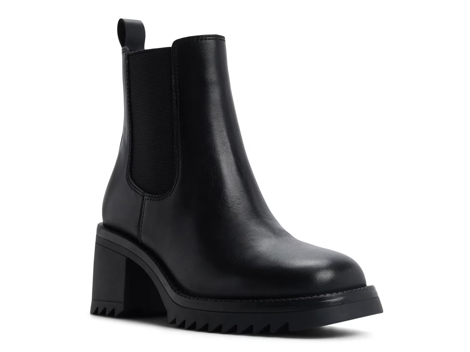 Aldo Anneliese Chelsea Boot | Women's | Black Leather | Size 7.5 | Boots | DSW