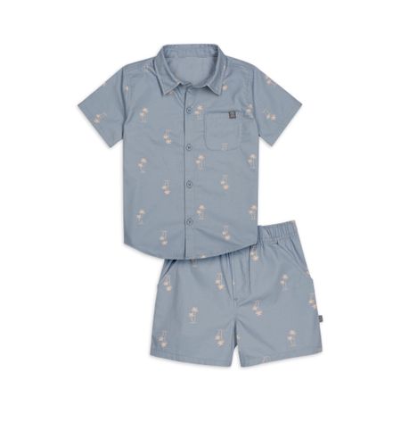 Modern Moments by Gerber Toddler Boy Woven Shirt and Short Set, Sizes 12M-5T on sale for $15. I bought this in the lemon print I liked it so much that I had to get the palm tree one🌴

#LTKKids #LTKTravel #LTKBaby