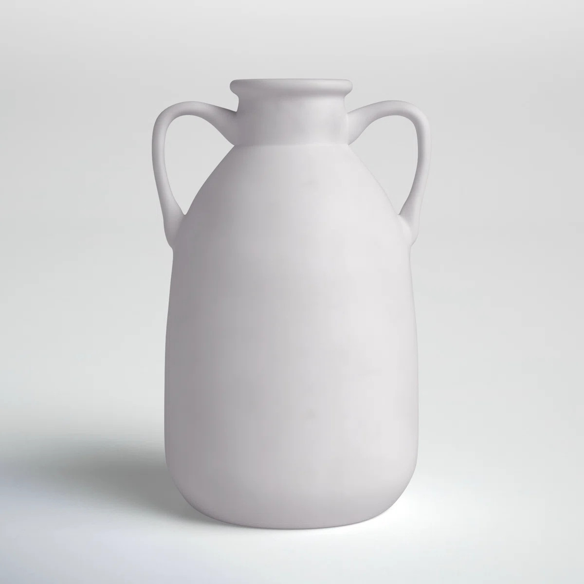 Neutral Contemporary Vase with Handles | Wayfair North America