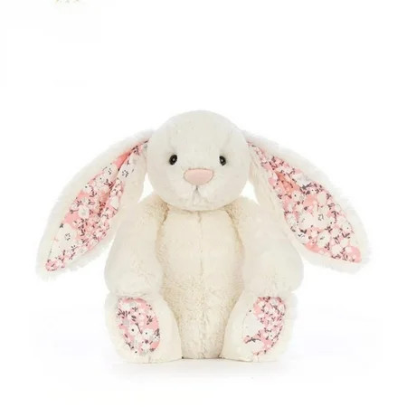 Kdfny Jellycat Blossom White Bunny - Cotton, 12" Jellycat Stuffed Animals Bunny, Jellycat Stuffed Easter Toys for Kid, Age 4+ | Walmart (US)