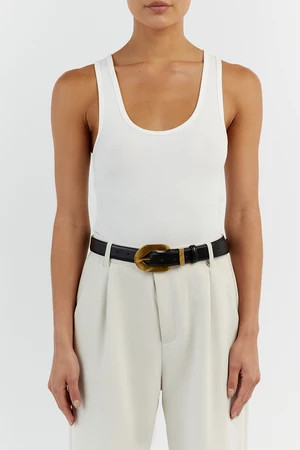ALBURY BLACK & GOLD BELT | DISSH