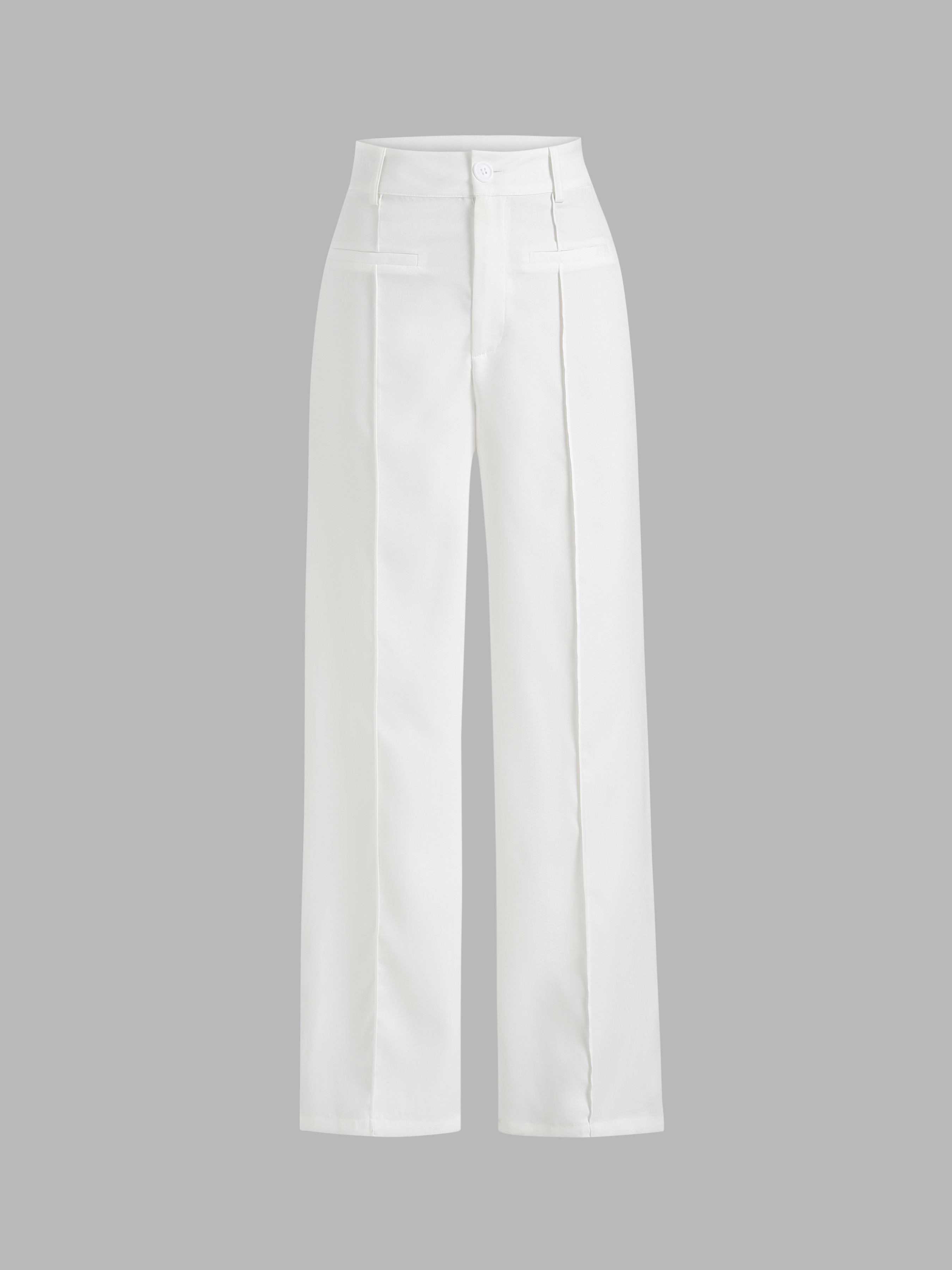Solid Stitch Straight Leg Trousers - Cider | Cider