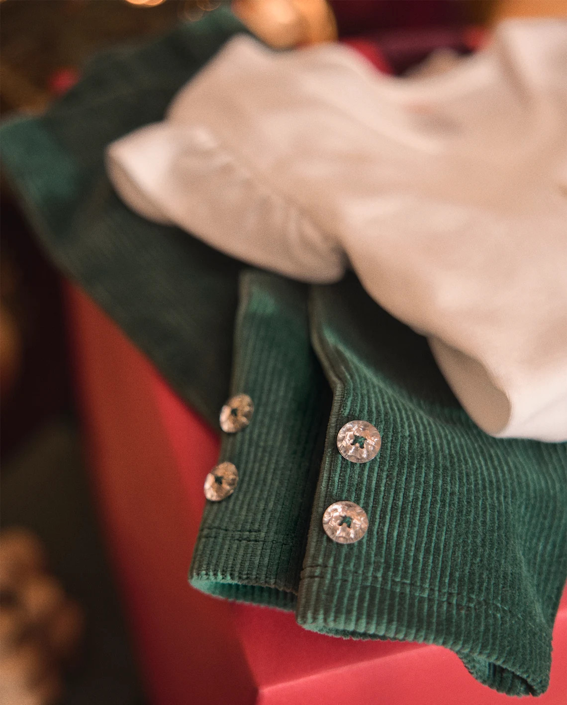 Girls Rhinestone High Rise Faux Cord Leggings - Royal Christmas - GREEN | Gymboree | Gymboree