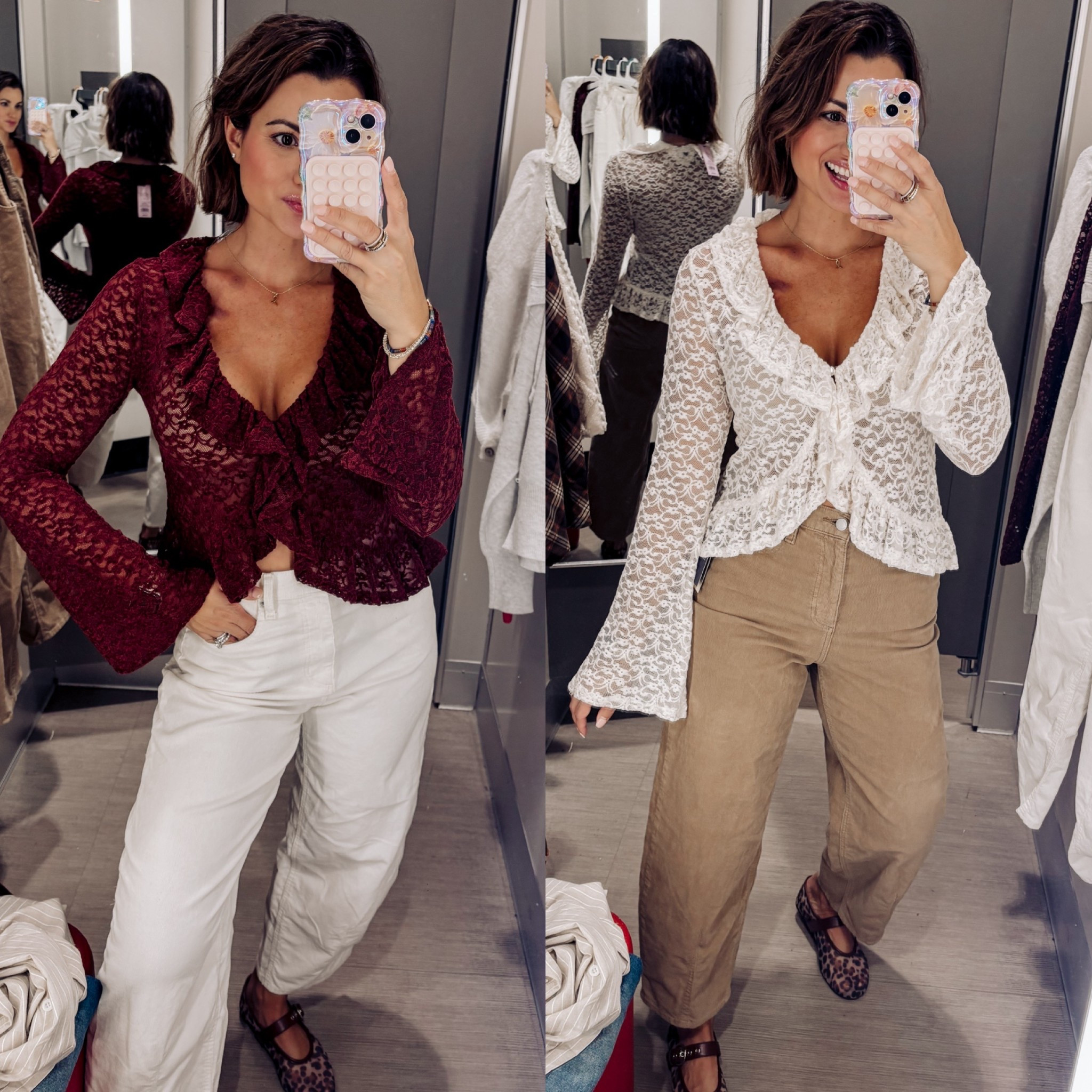 These brushed lace tops are so stunning, and only $30 at Target!

#LTKStyleTip #LTKFindsUnder100 #LTKFindsUnder50