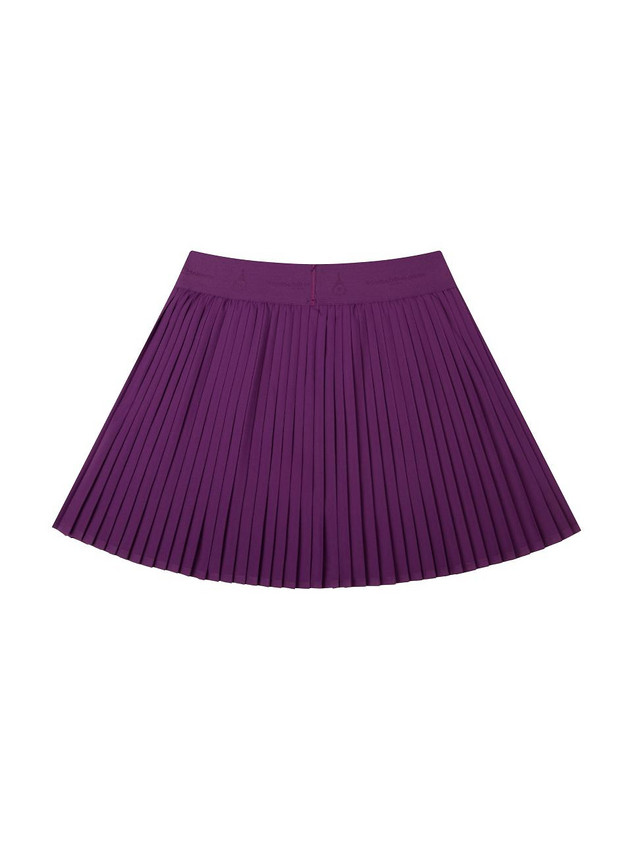 Wide Band Pleated Skirt [Purple] | W Concept (US)