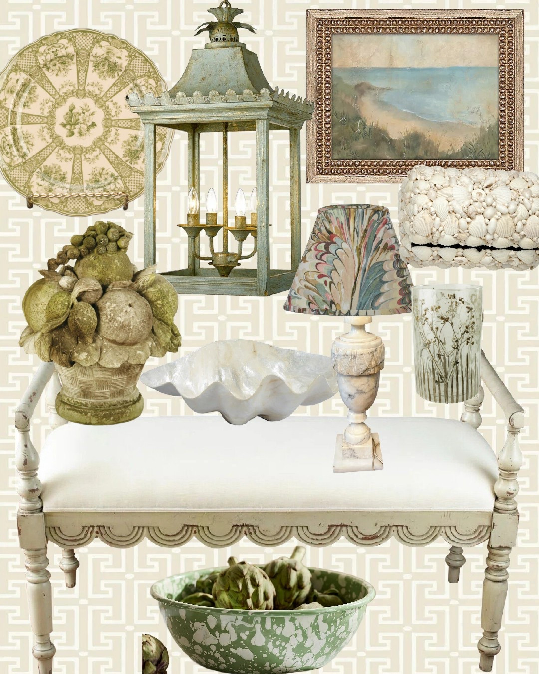 Home decor finds on sale! Use code JENSEN20 on ANTHRO items! 

Bench, antique, shell, painting, splatter ware bowl 

#LTKHome