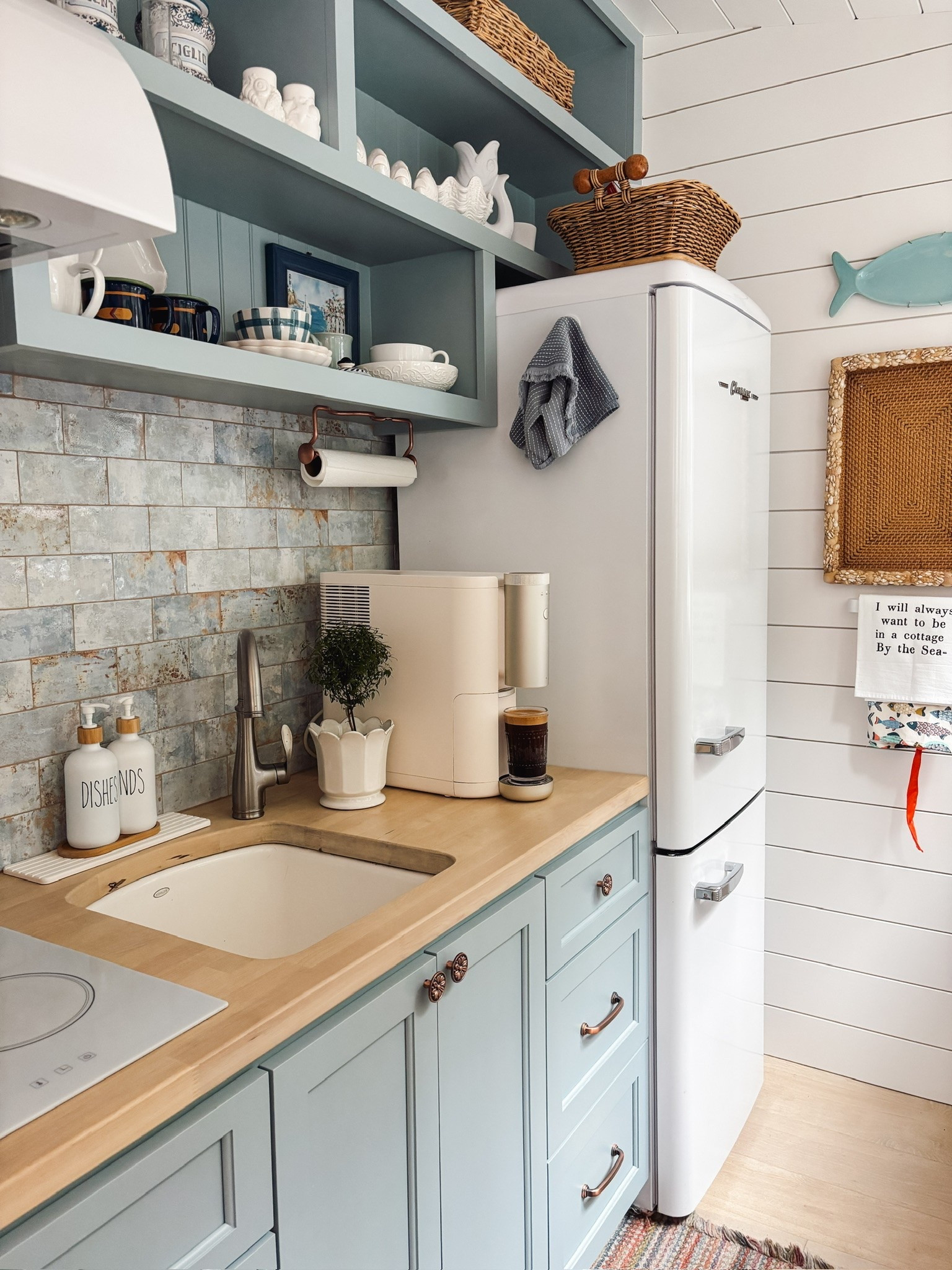 Tiny cottage kitchen + our new favorite cold coffee machine

#LTKHome #LTKSaleAlert #LTKSeasonal