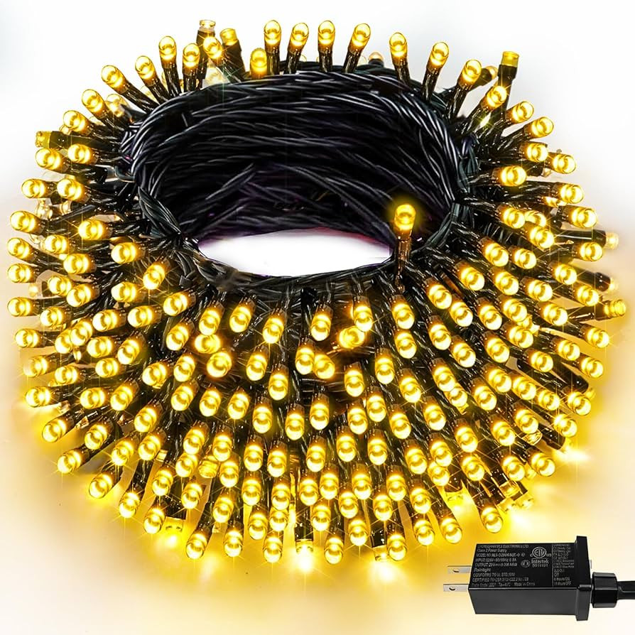 2024 Durable 95FT 240 LED Christmas Lights Outdoor/Indoor, Timer & Memory & 8 Modes, Waterproof G... | Amazon (US)
