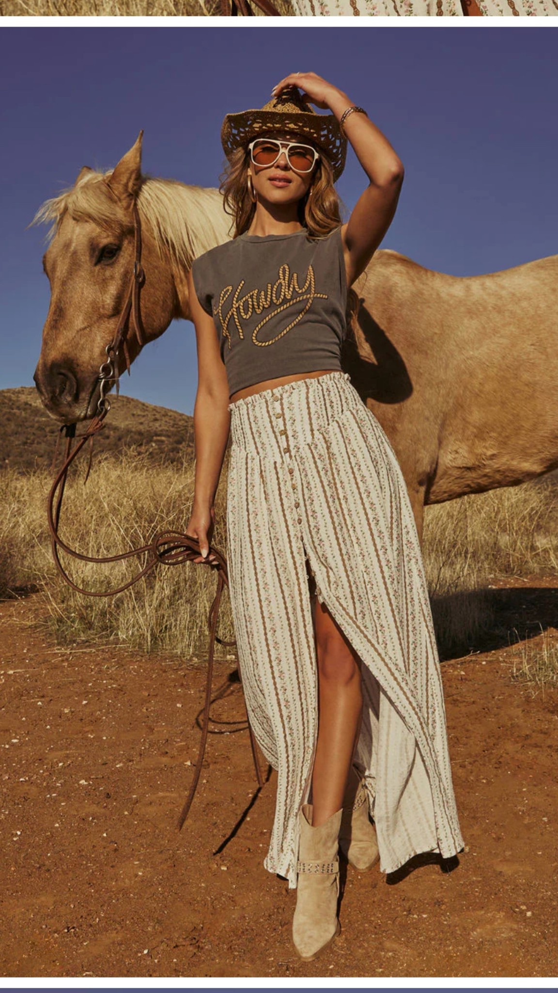 Maxi skirt
Boho outfit
Festival outfit
Country concert outfit 

#LTKFestival