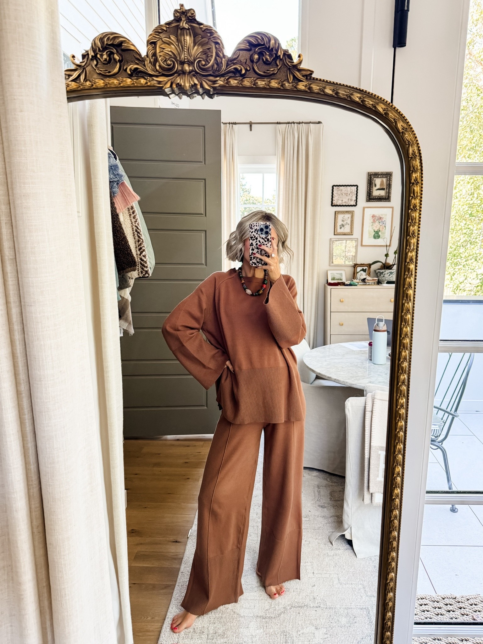 If you’re wanting to wear something comfortable but still cute for Thanksgiving, this is the perfect set! Love this color too for the fall! Wearing size M!

Loverly Grey, fall outfit, Thanksgiving outfit, brown set, matching set, Amazon, loungewear 

#LTKStyleTip #LTKSeasonal