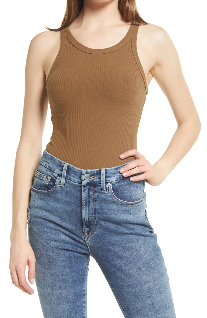 Chunky Rib Tank Bodysuit | Nordstrom