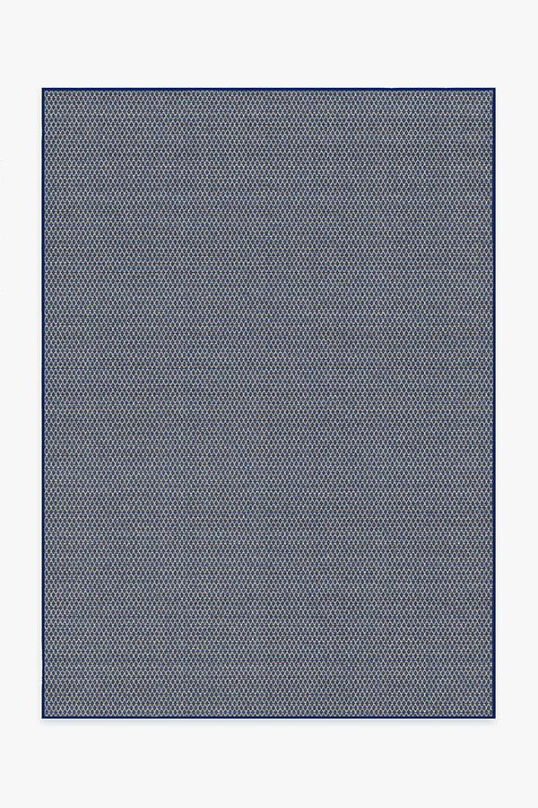 Tillie Solid Soft Navy Re-Jute Rug | Ruggable