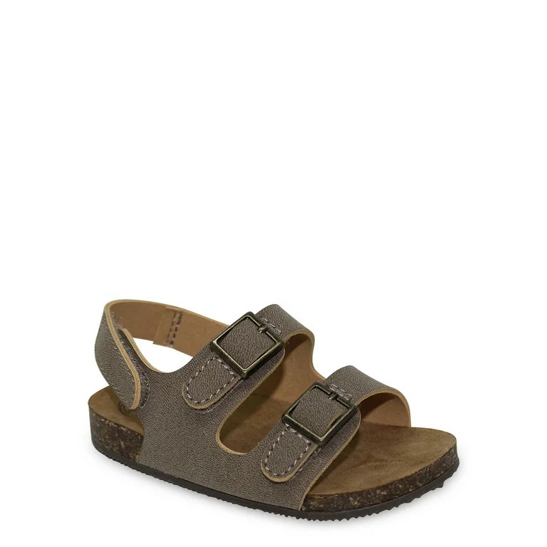 Wonder Nation Baby Two Buckle Footbed Sandal (Infant Boys) | Walmart (US)
