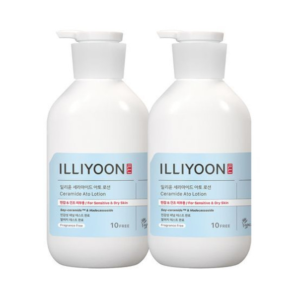 ILLIYOON - Ceramide Ato Lotion Double Set - 600ml + 600ml | Stylevana