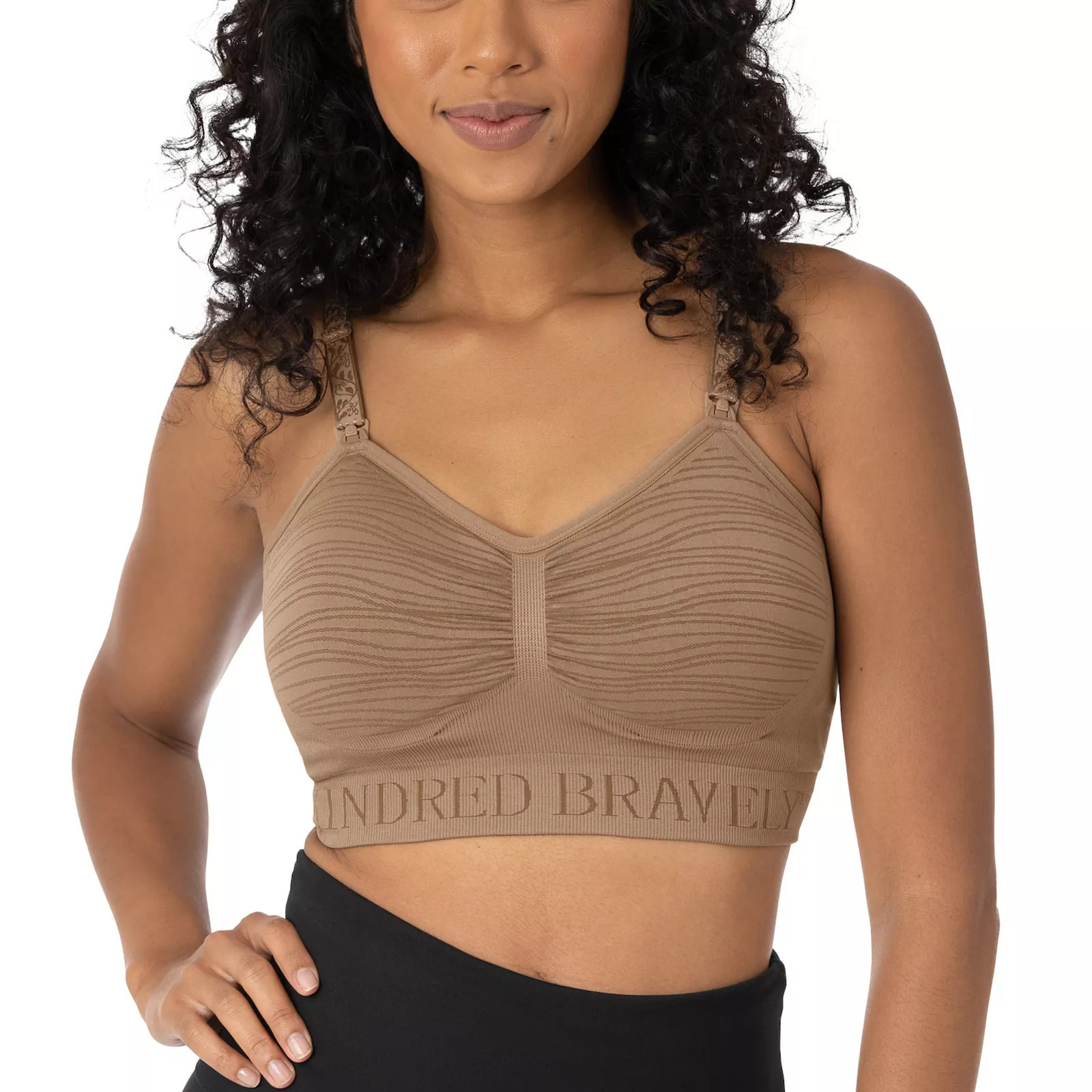 Maternity Kindred Bravely Sublime Hands-Free Pumping Nursing Bra, Women's, Size: Large B-D, Brown | Kohl's