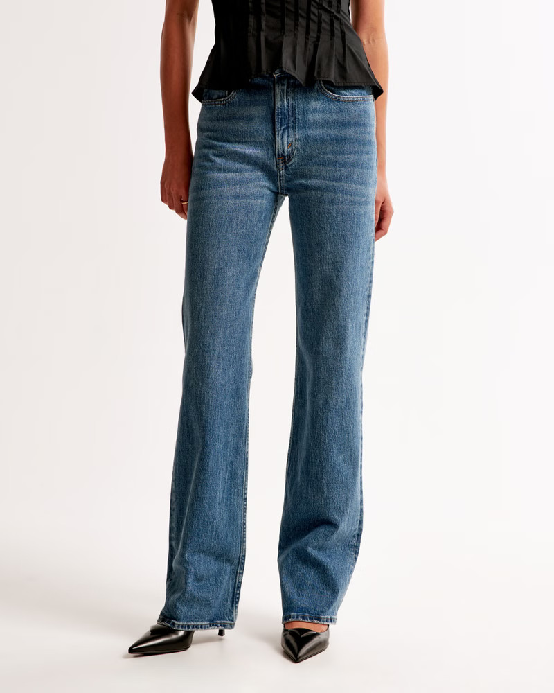 Women's High Rise 90s Relaxed Jean | Women's Bottoms | Abercrombie.com | Abercrombie & Fitch (US)