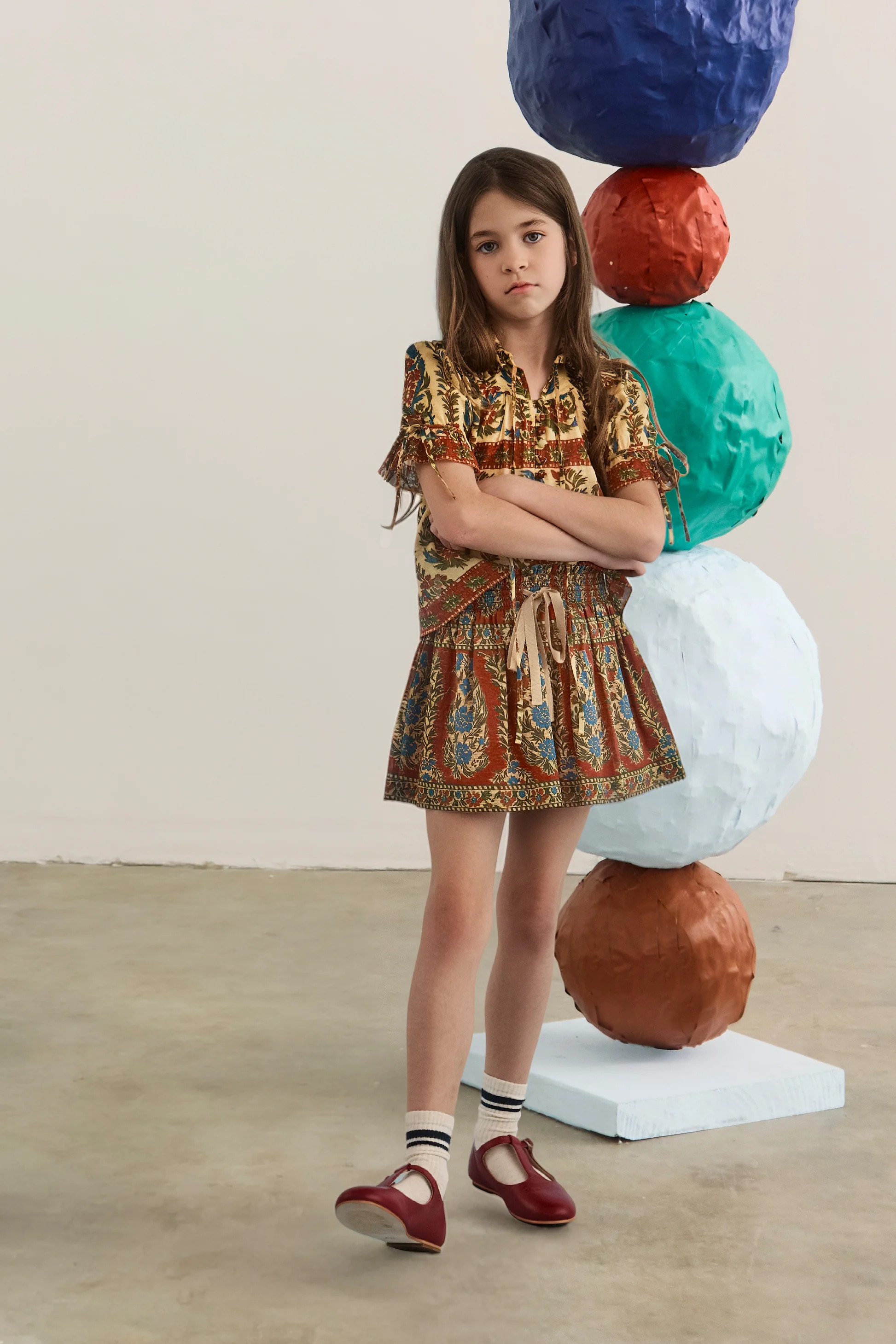 Kids Rosie Skirt | Kids Smocked Skirt | Hunter Bell | Hunter Bell