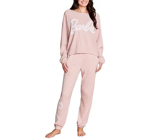 Barefoot Dreams CozyChic Womens Barbie Sweatshit | QVC